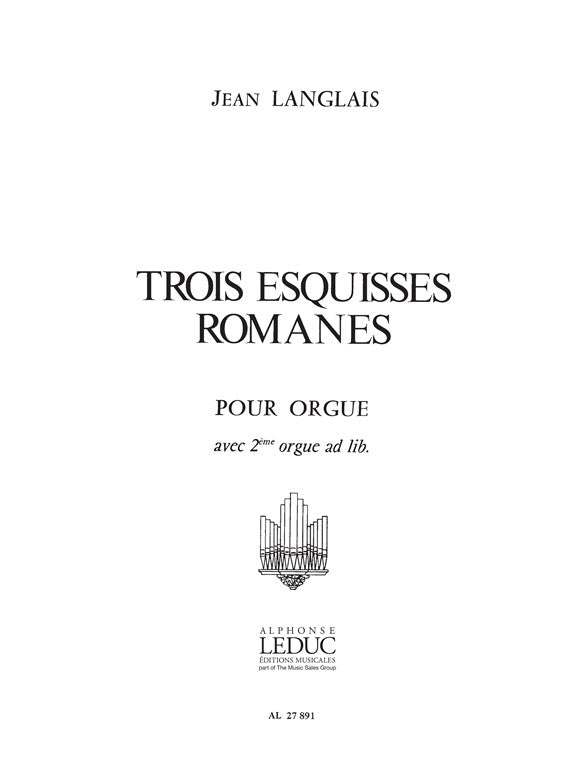 3 Esquisses Romanes Op.186