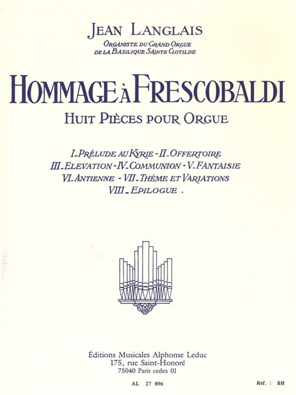 Hommage À Frescobaldi Op.70