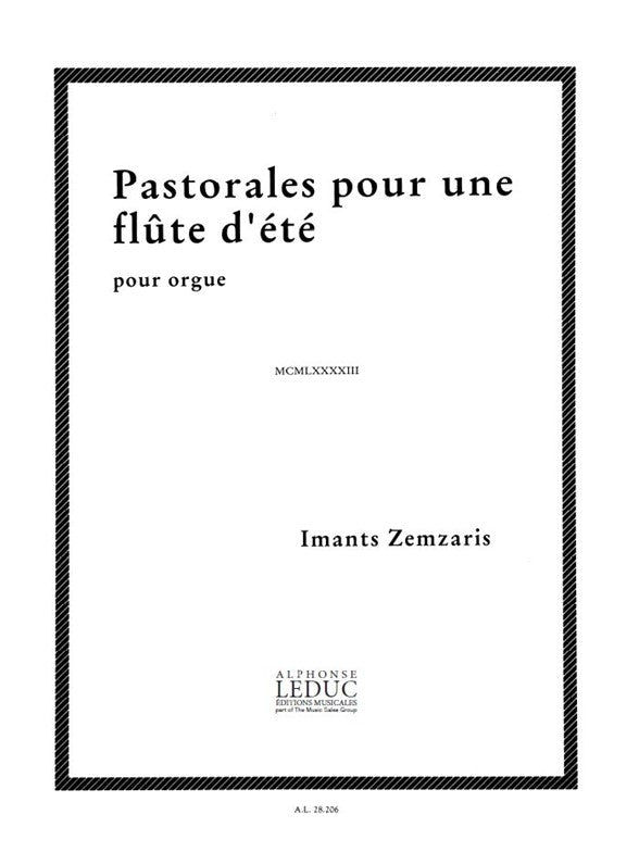 Pastorales Pour Une Flûte D'Été
