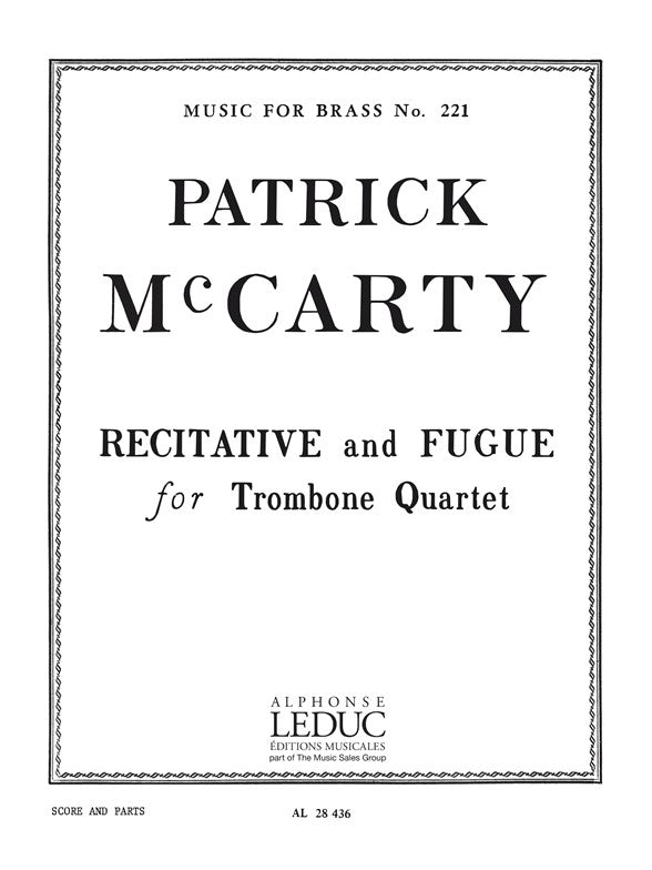 Recitative and Fugue