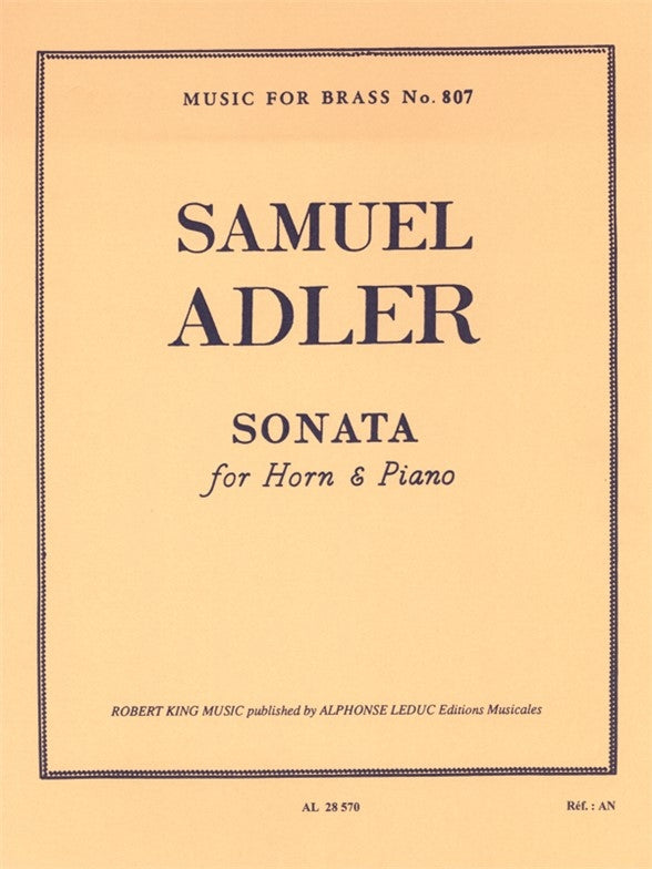Sonate pour cor et piano