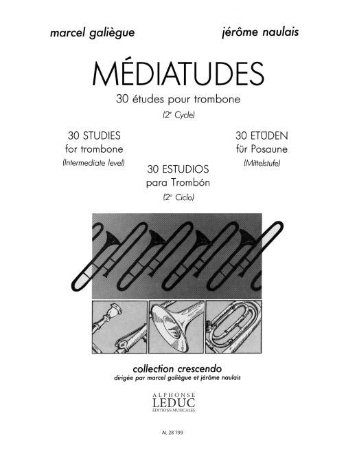 Médiatudes - 30 études pour trombone (2e cycle)