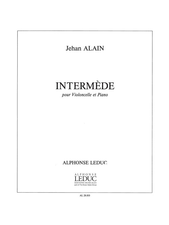 Intermede Cello & Piano Book