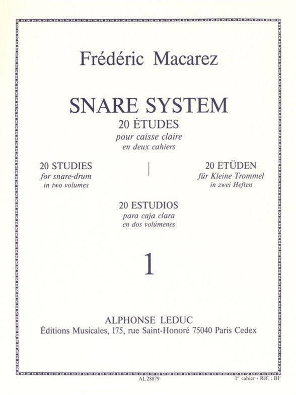 Snare System -20 Etudes