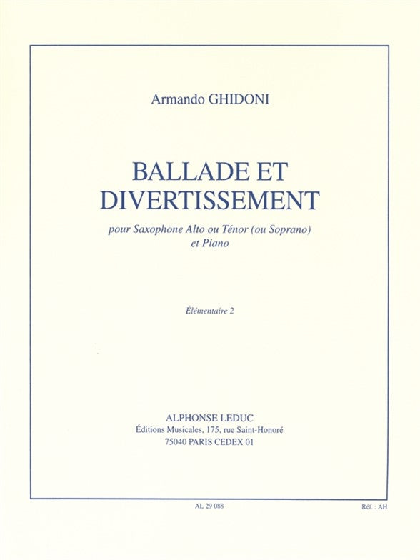 Ballade et Divertissement