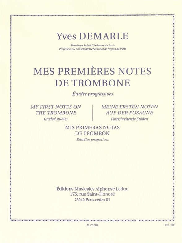 Mes Premières Notes De Trombone