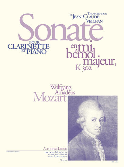 Sonate En Mi Bémol Majeur K302