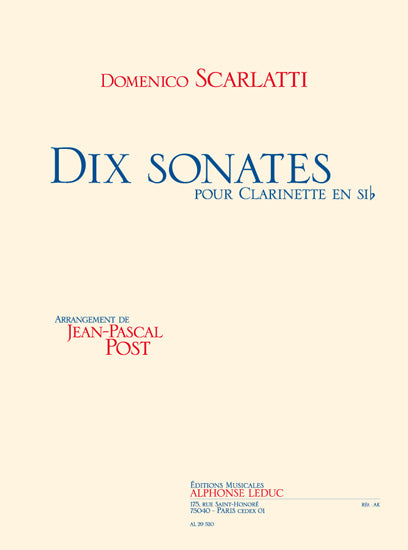 10 Sonates pour Clarinette
