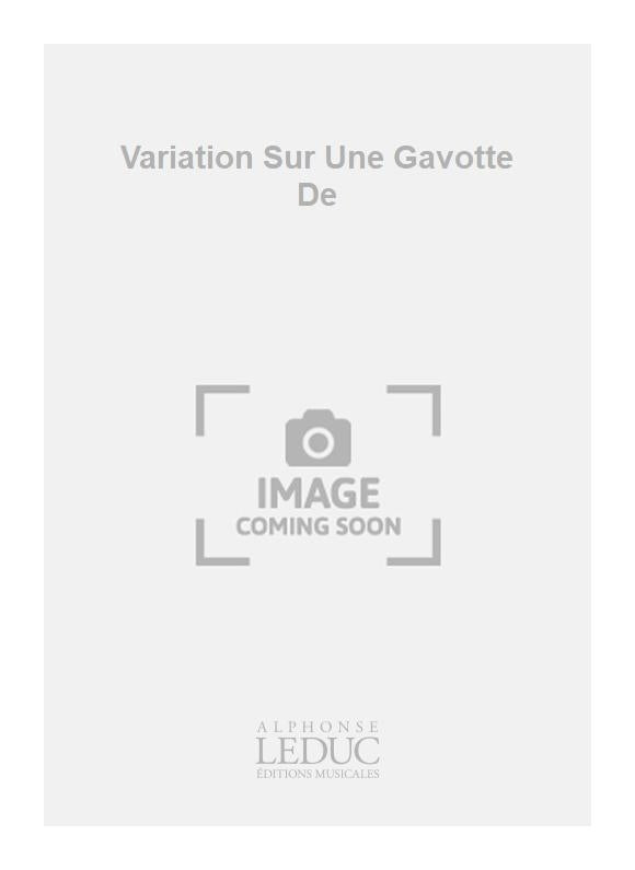 Variation Sur Une Gavotte De Rameau
