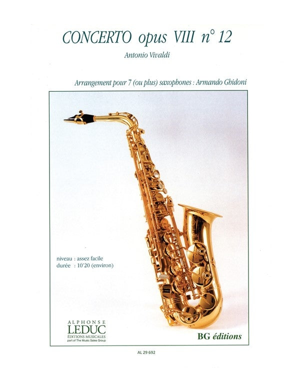 Concerto en do Op.8 n° 12
