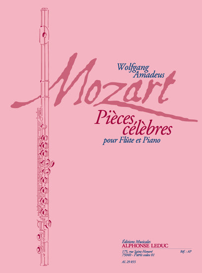 Pièces Célèbres Recueil Pour Flûte Et Piano