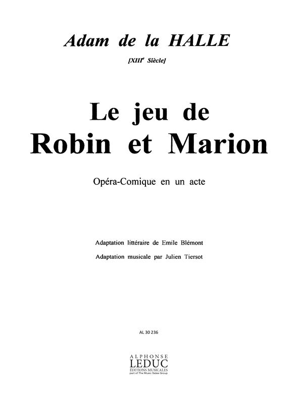 Le Jeu De Robin Et Marion