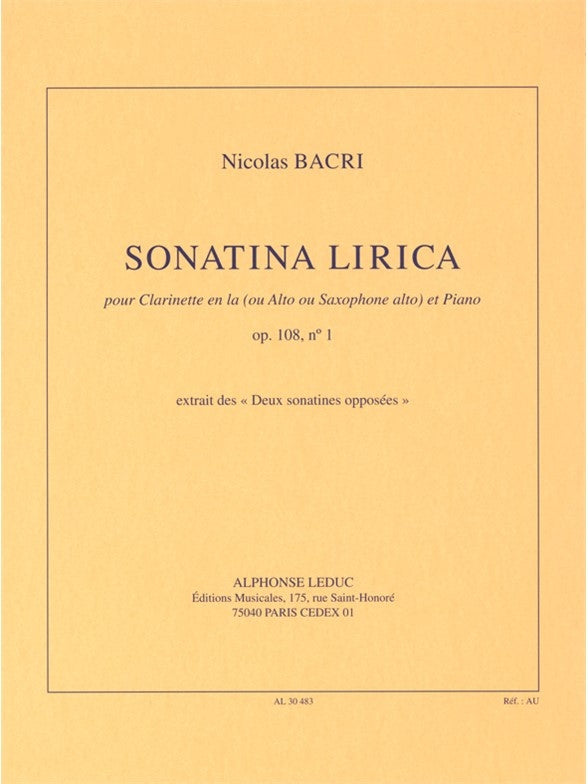 Sonatina Lirica Op. 108 n° 1