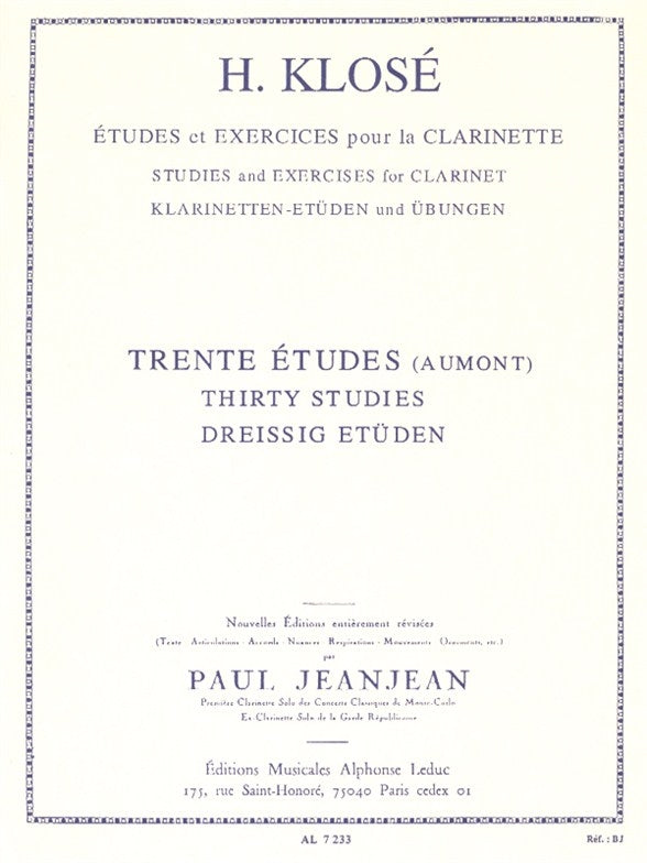 30 Etudes d'après Aumont