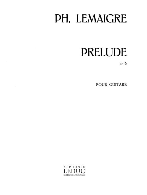 Prélude n° 6