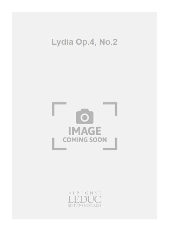 Lydia Op.4, n° 2