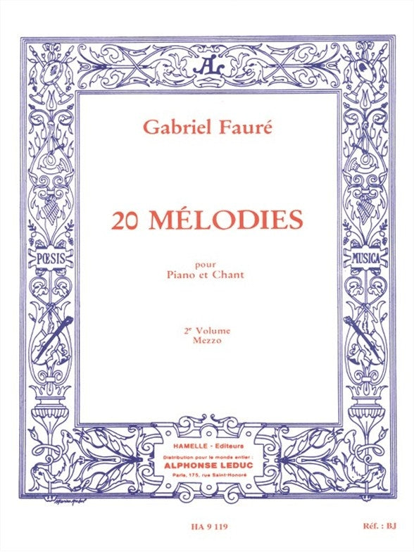 20 Mélodies - Mezzo - Vol. 2
