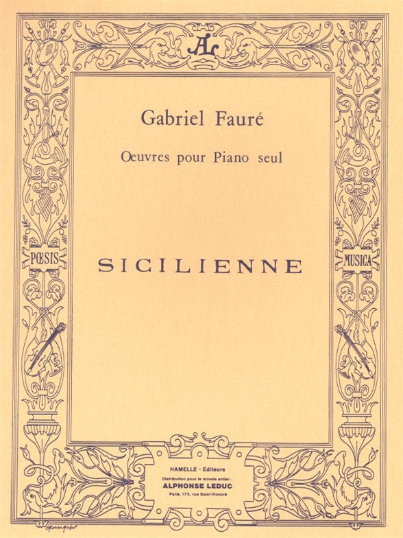 Sicilienne Op. 78 pour piano