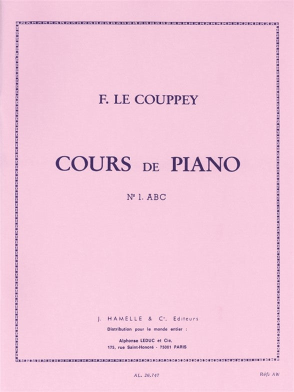 Cours de Piano 1: A.B.C. Methode pour Commencants