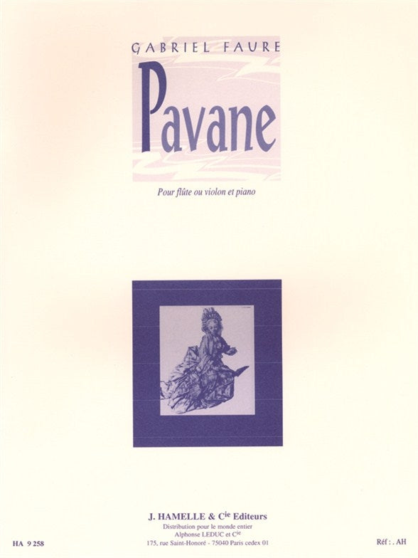 Pavane Op.50 pour flûte ou violon et piano