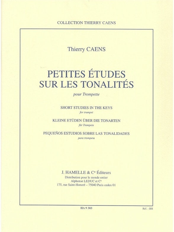 Petites Études Sur Les Tonalités