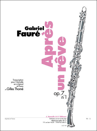 Après Un Rêve Op.7 n° 1