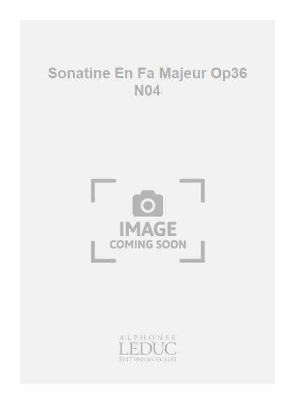 Sonatine En Fa Majeur Op36 N04