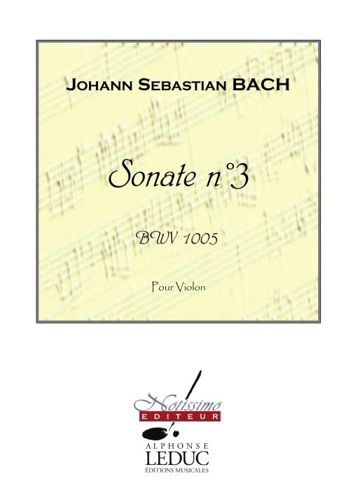 Sonate N03 Bwv1005