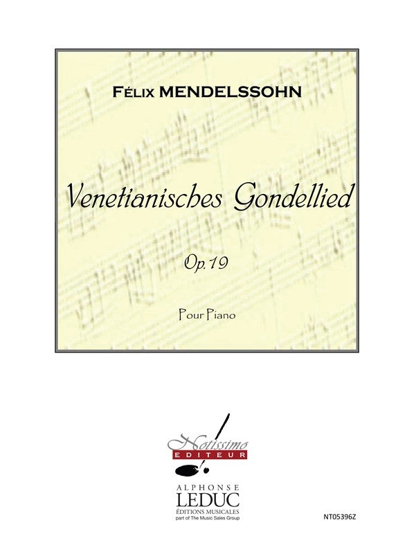 Venetianisches Gondellied Op19