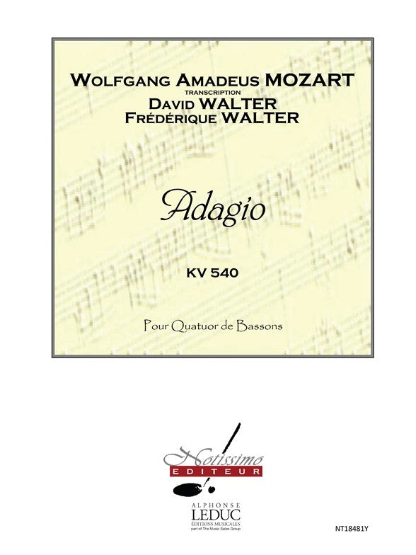 Mozart Walter D. Adagio 4 Bassoons