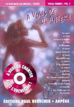 A vous de chanter - Voix femme Vol.2