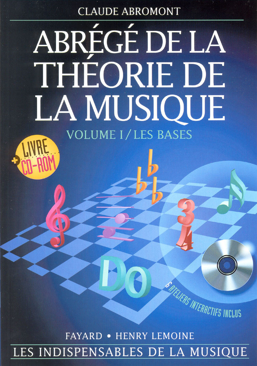 CD-rom - Abrégé de la théorie de la musique Vol.1