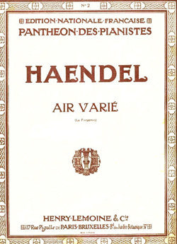 Air varié en Mi maj. - Le forgeron