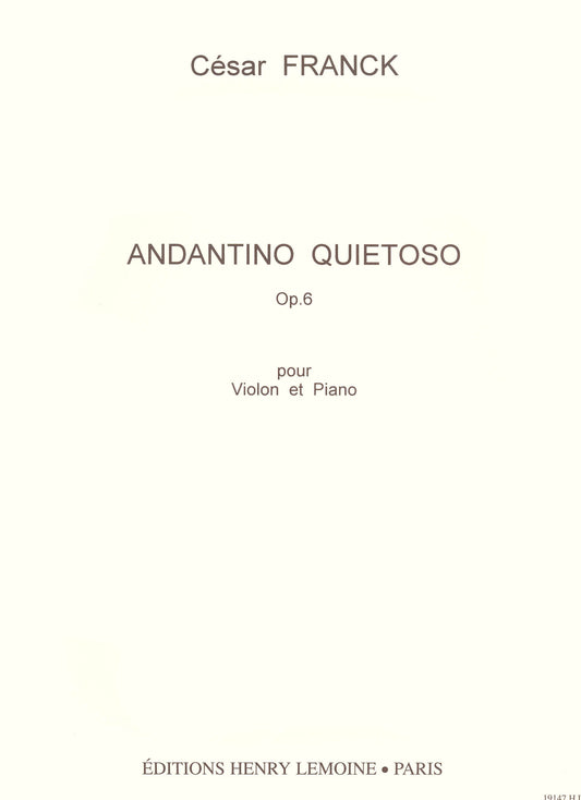 Andantino quietoso Op.6