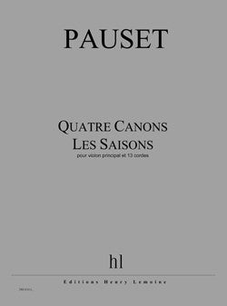 Canons (4) - Les Saisons