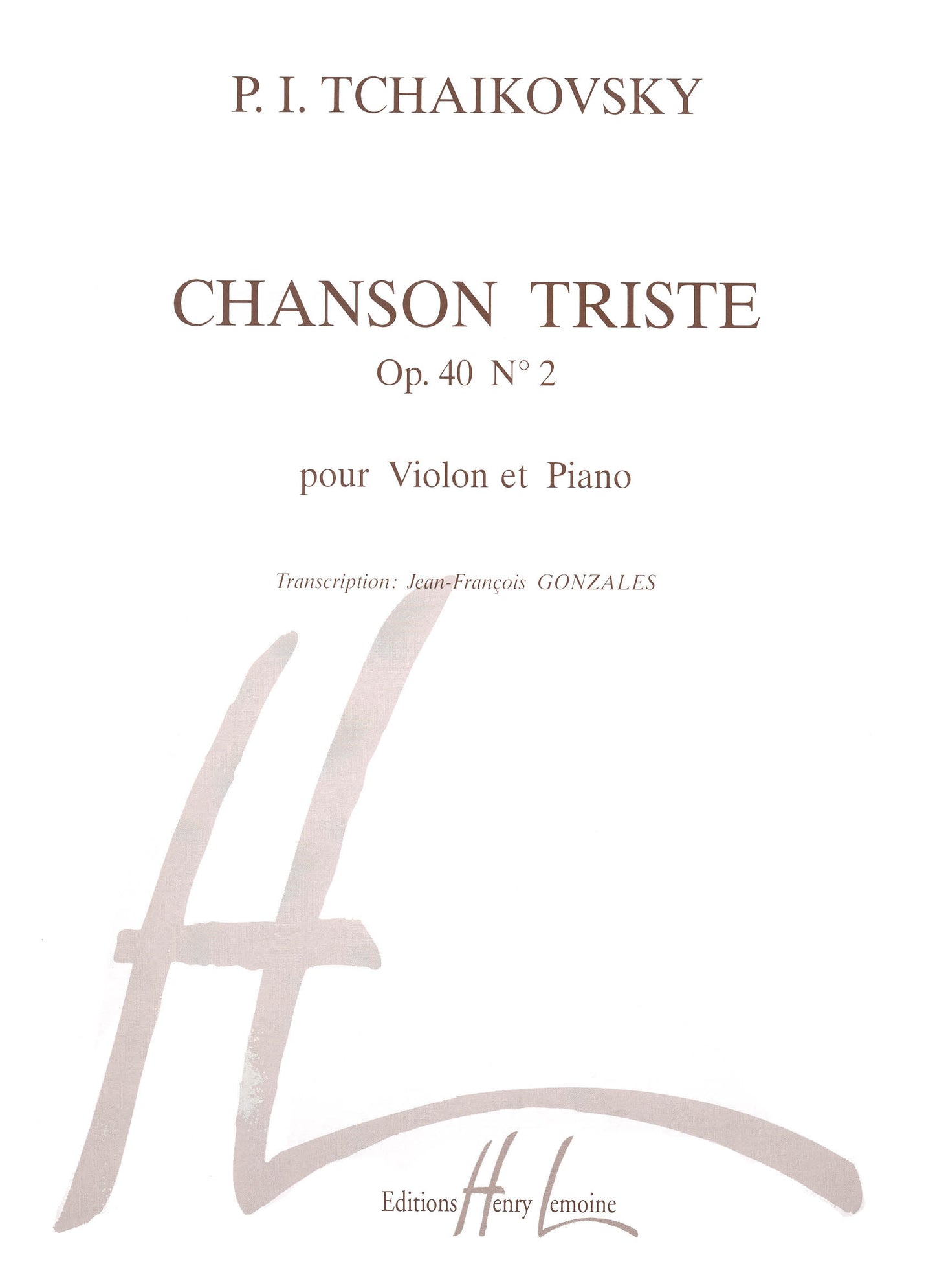 Chanson triste