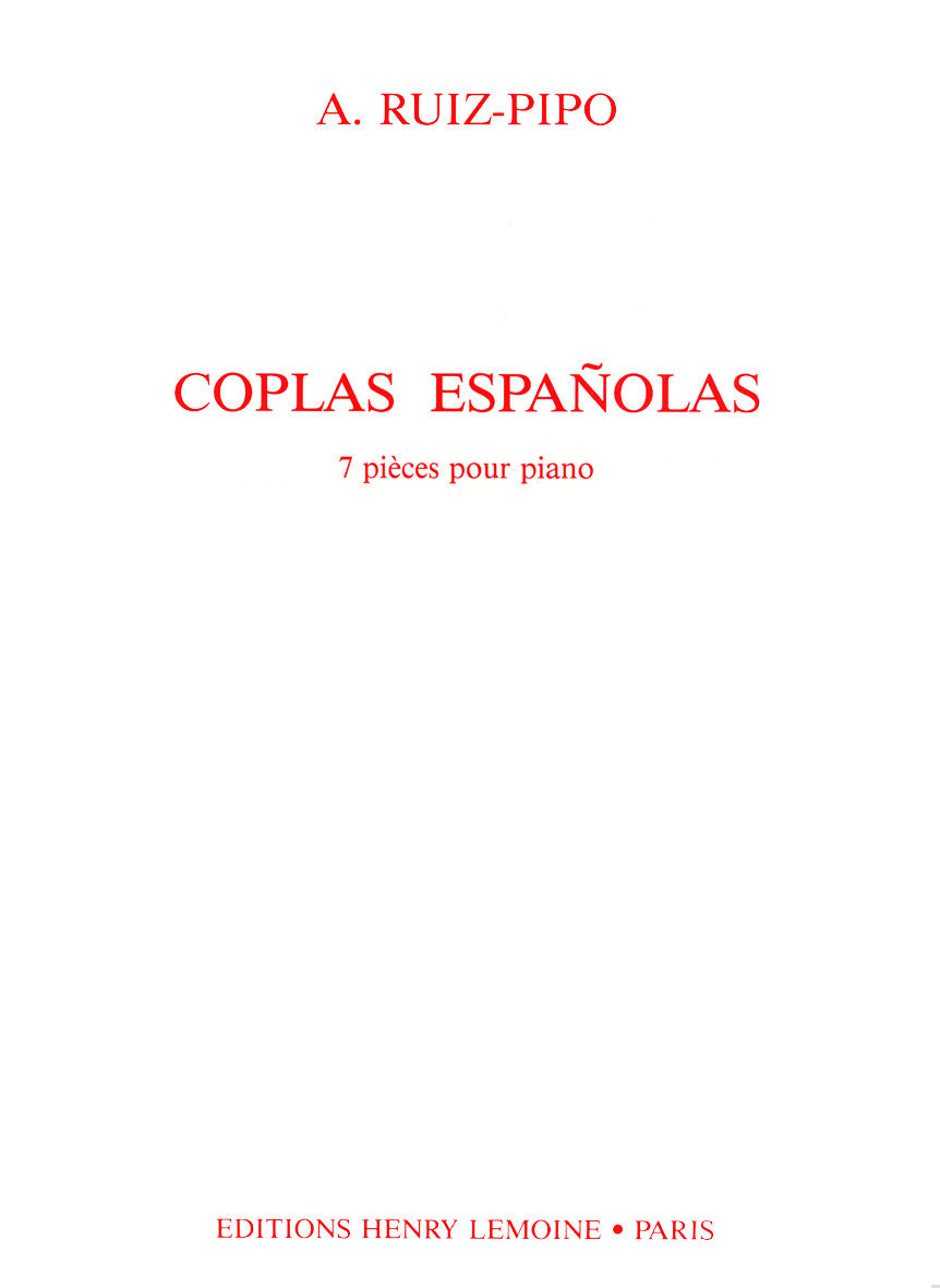 Coplas espanolas : 7 pièces