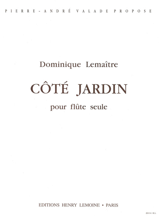 Côté jardin