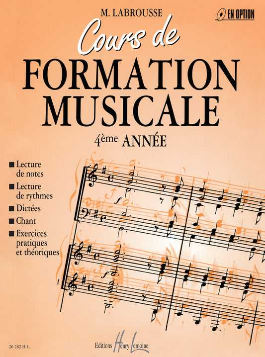 Cours de formation musicale Vol.4