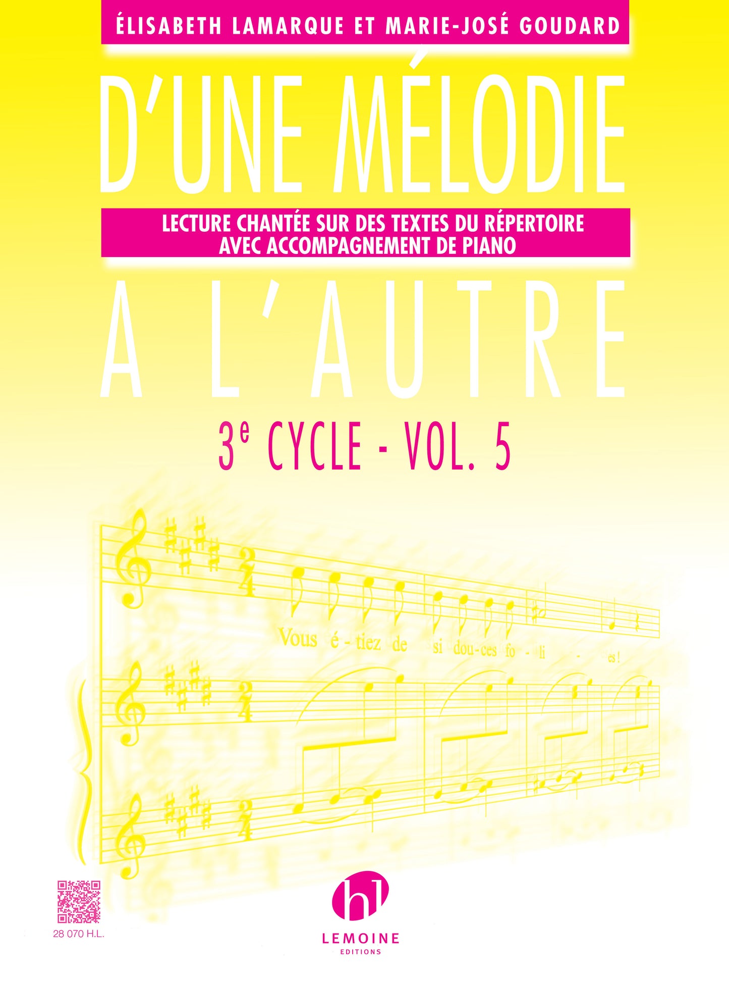 D'une mélodie à l'autre Vol.5