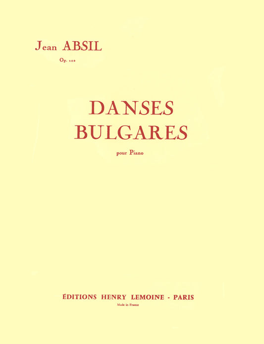 Danses bulgares Op.102