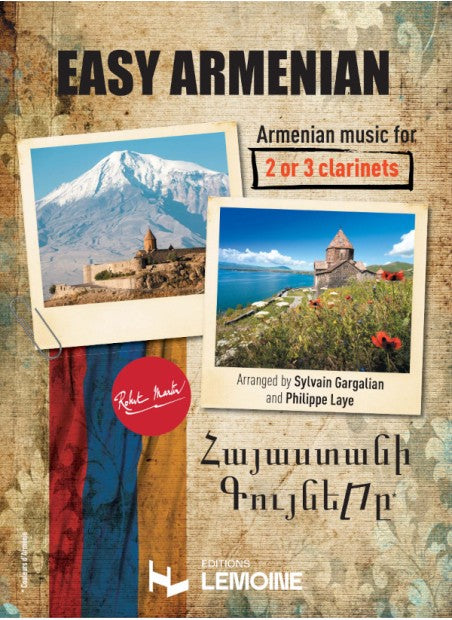 Easy Armenian folk tunes for 2/3 clarinets