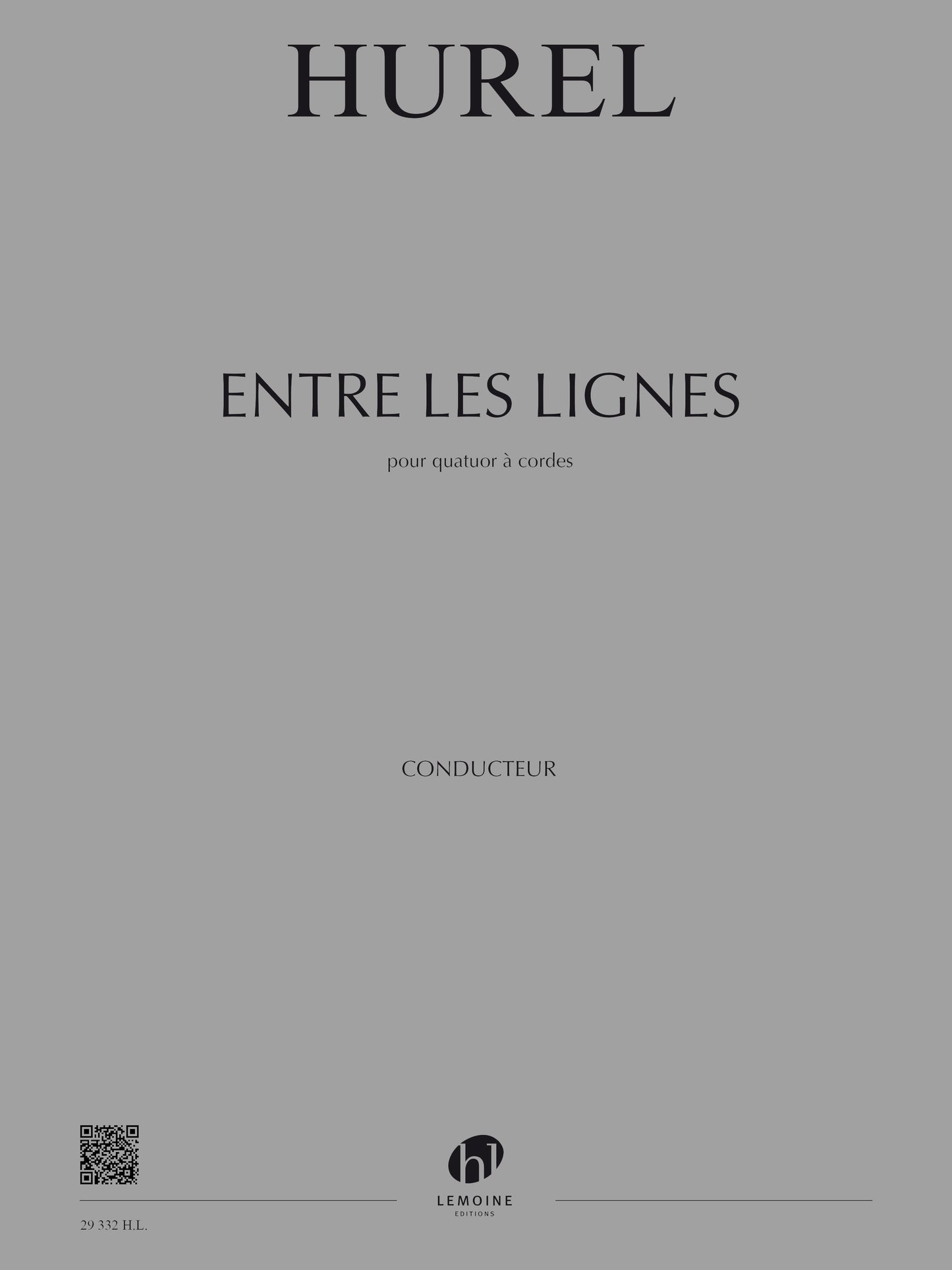 Entre les lignes - Quatuor n°1