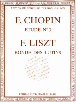 Etude Op.10 n°3 Tristesse - Ronde des lutins