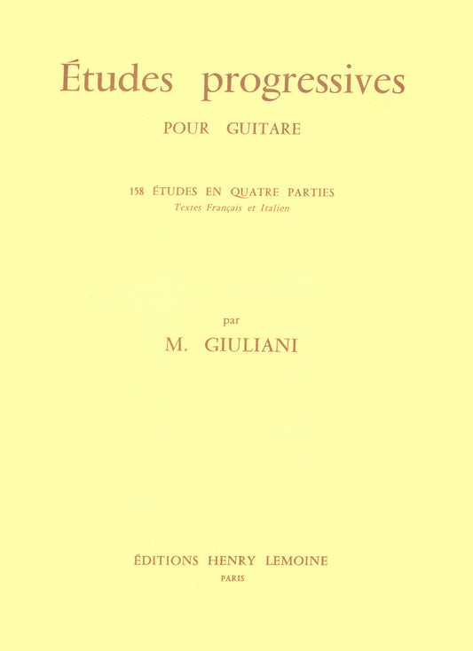 Etudes progressives (158)