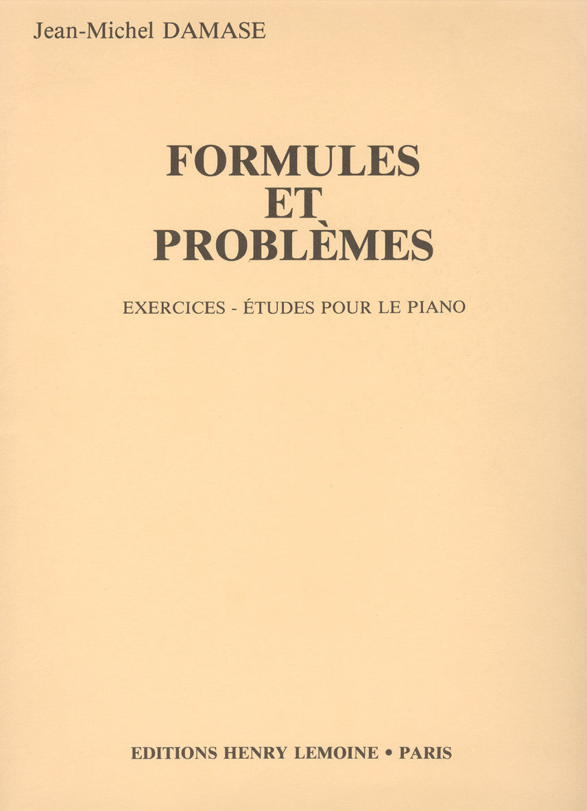 Formules et problèmes