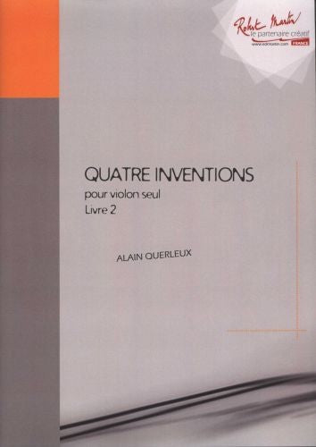 Inventions (4) pour violon seul - Livre 2
