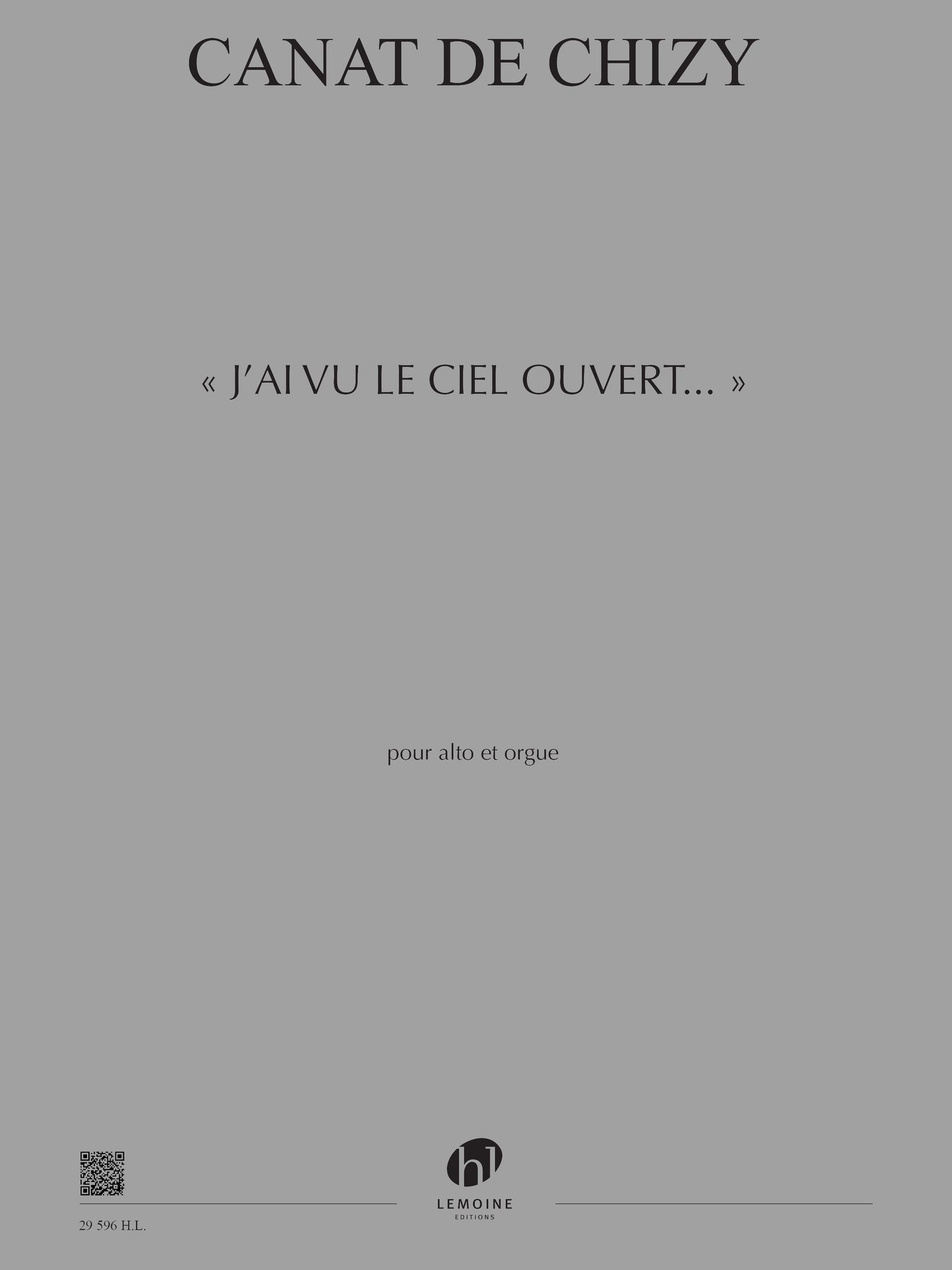 J'ai vu le ciel ouvert