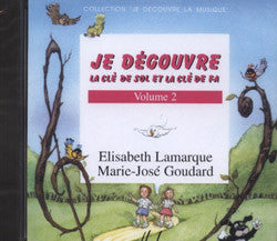 CD - Je découvre la clé de Sol et Fa Vol.2