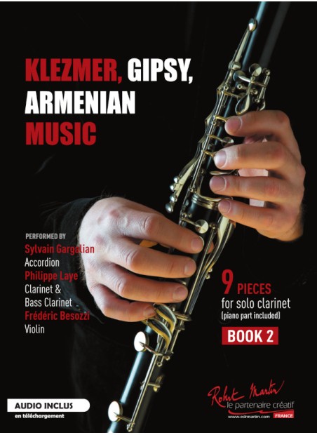 Klezmer, Gipsy, Armenian music - clarinette Book 2